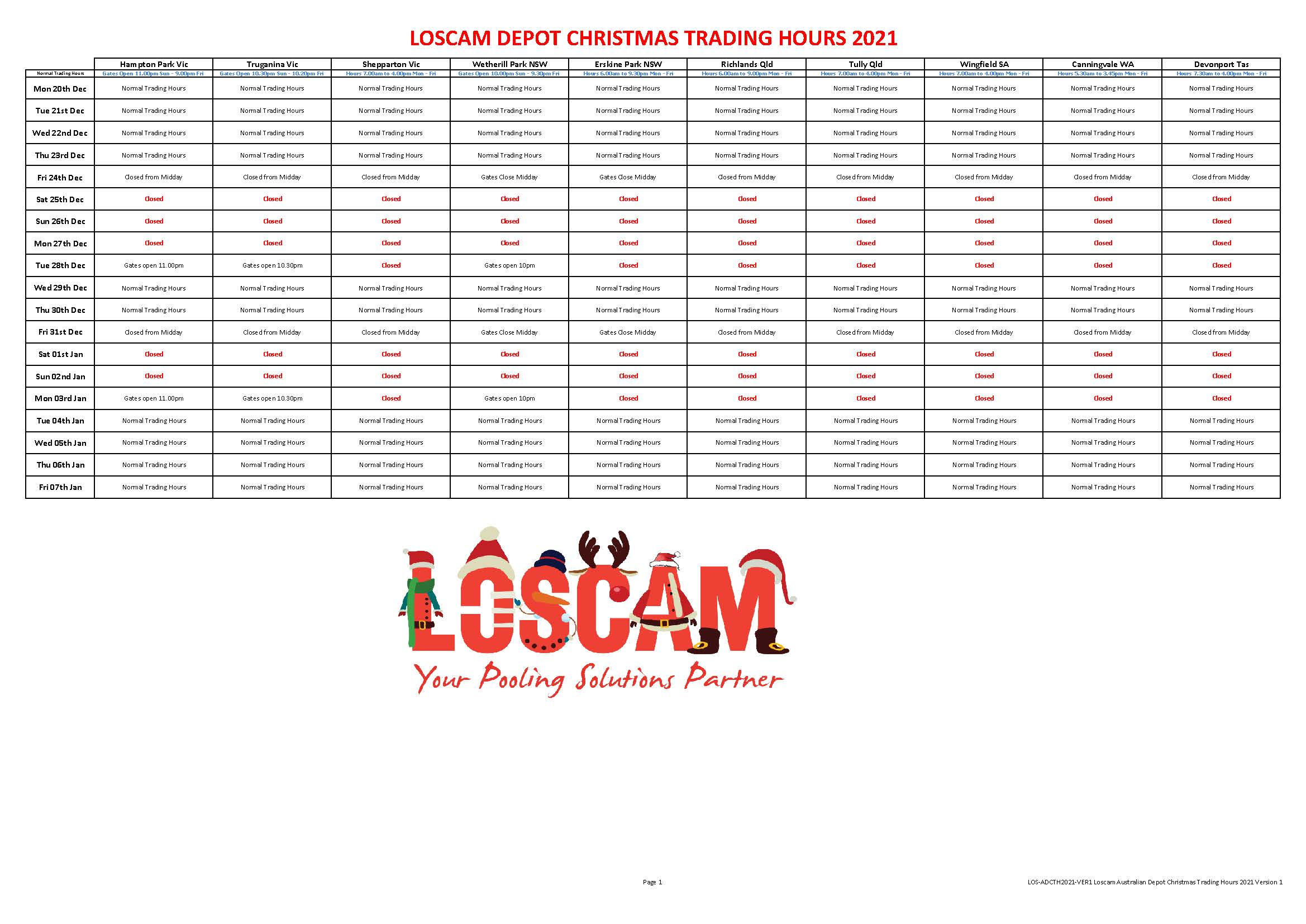 Los Adcth2021 Ver1 Loscam Australian Depot Christmas Trading Hours 2021 Version 1 002