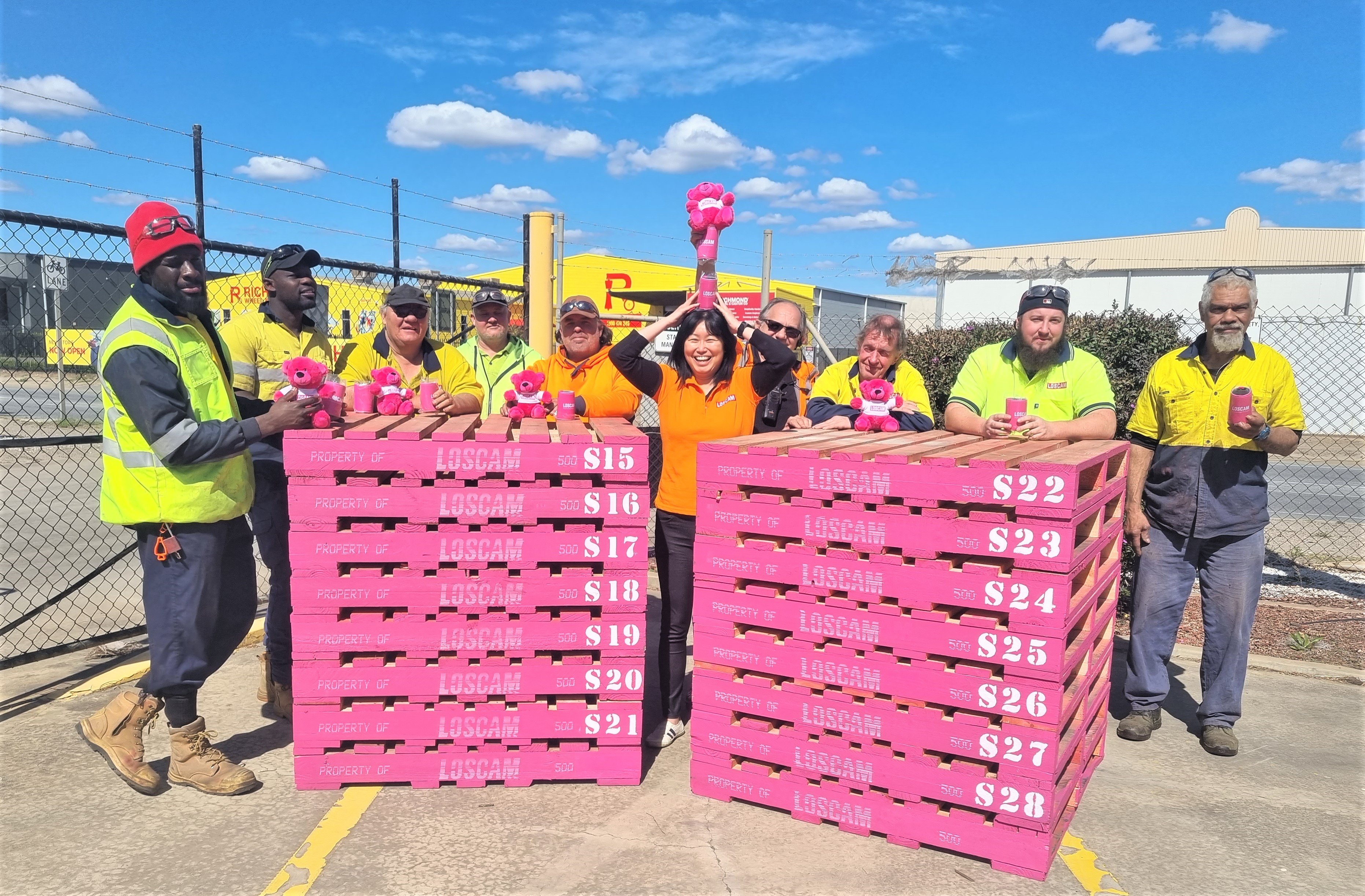 South Australia ready for Loscam Pink Pallet Campaign