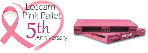Loscam Pallet turns Pink 5th year in a row