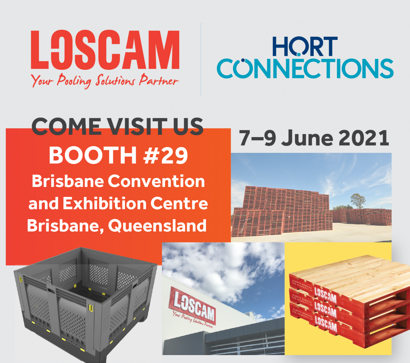 Loscam exhibit at Australia Hort Connections
